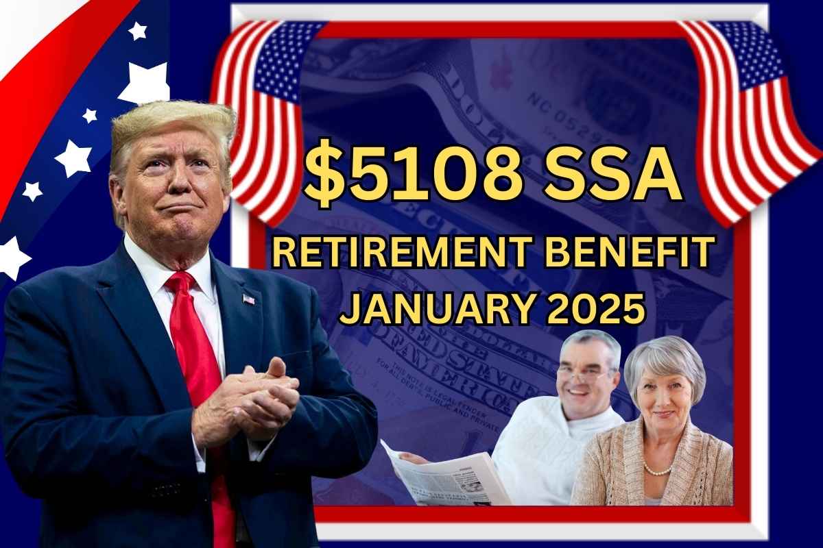 $5108 SSA Retirement Benefit January 2025