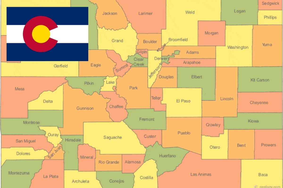 Colorado Maps 2025, With City List, Attractions