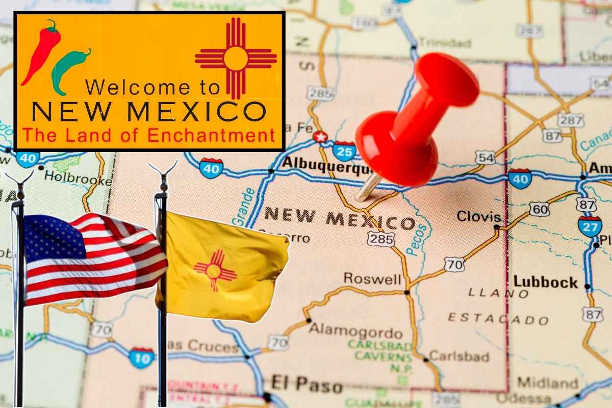 New Mexico State Map