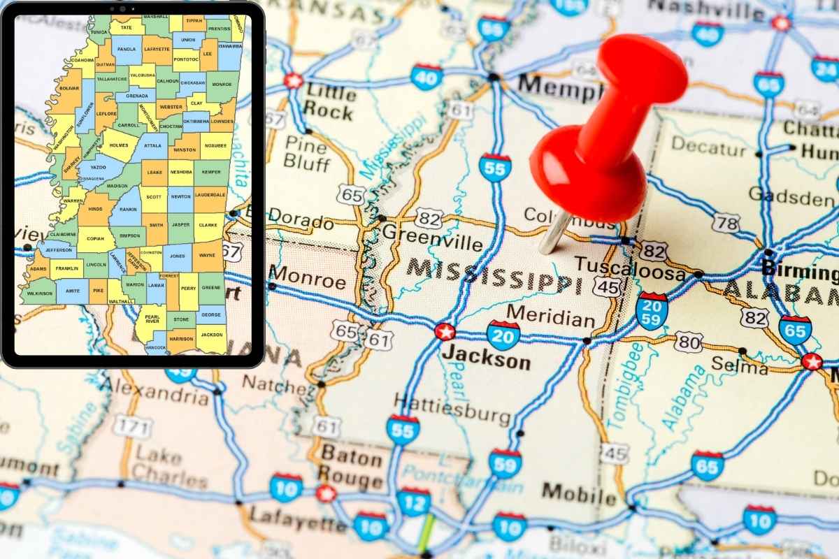 US Mississippi Map: Cities, History, Hot Spots